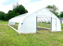 Load image into Gallery viewer, Replacement Endwall Plastic for 22.5'-Wide Gothic Hoophouse - 11 mil woven poly