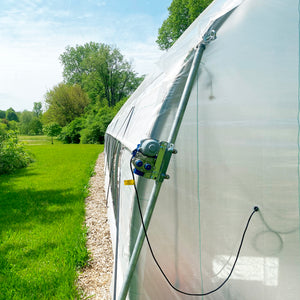 Hoophouse Automatic Roll-Up Motorized Sides Kit - 12-volt DC