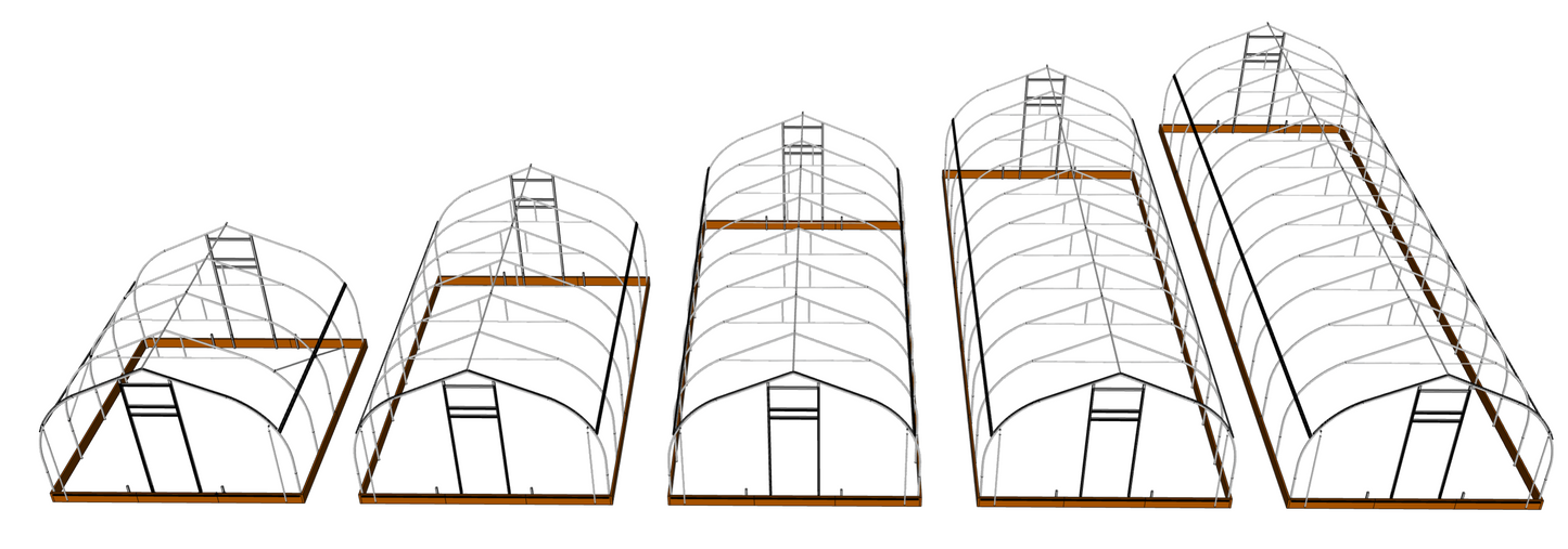 16' Wide Hoophouse