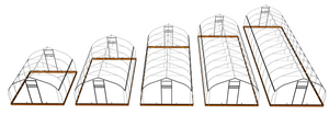 16'-wide Gothic Hoophouse