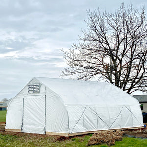 22.5'-Wide Gothic High Tunnel Hoophouse