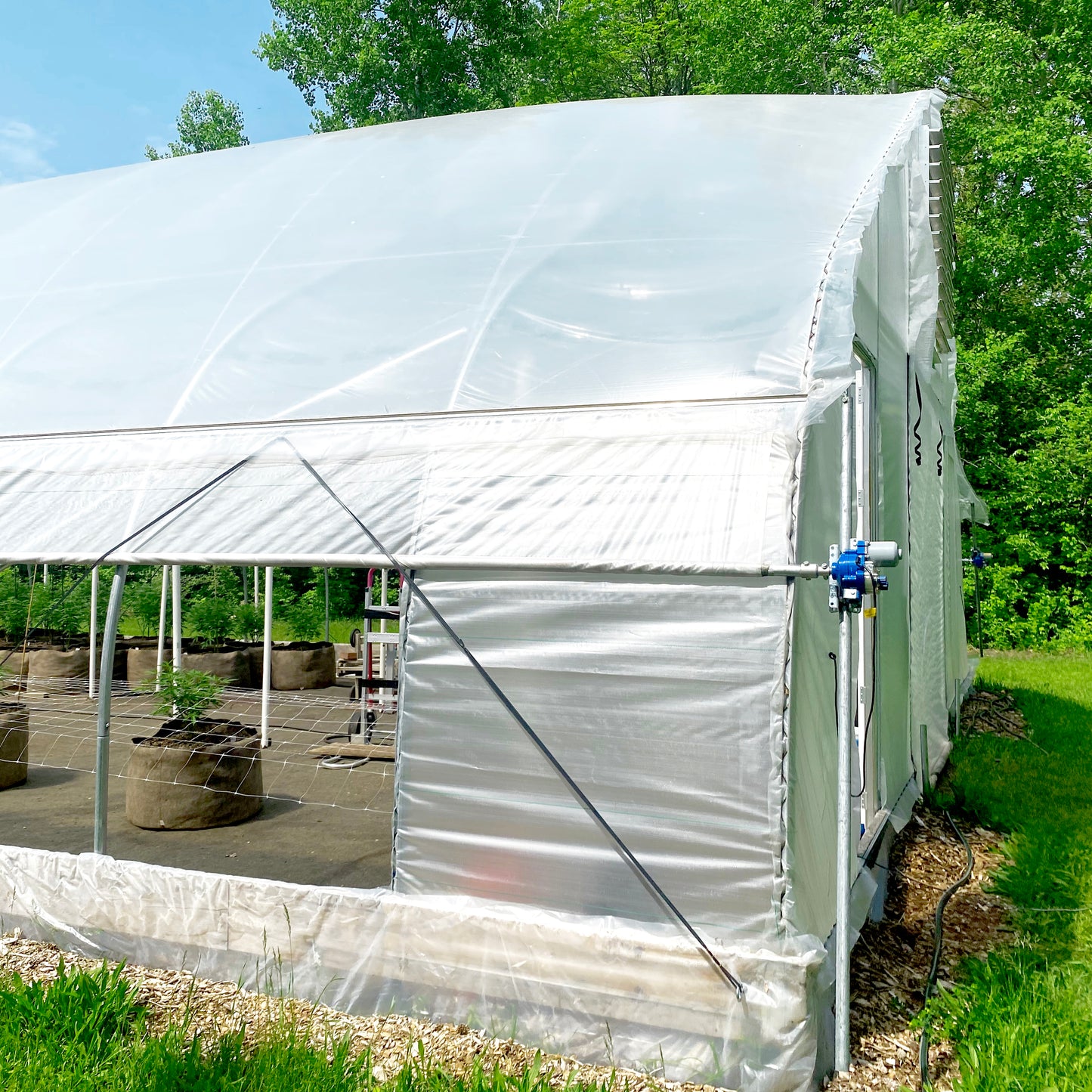 Hoophouse Automatic Roll-Up Motorized Sides Kit - 12-volt DC